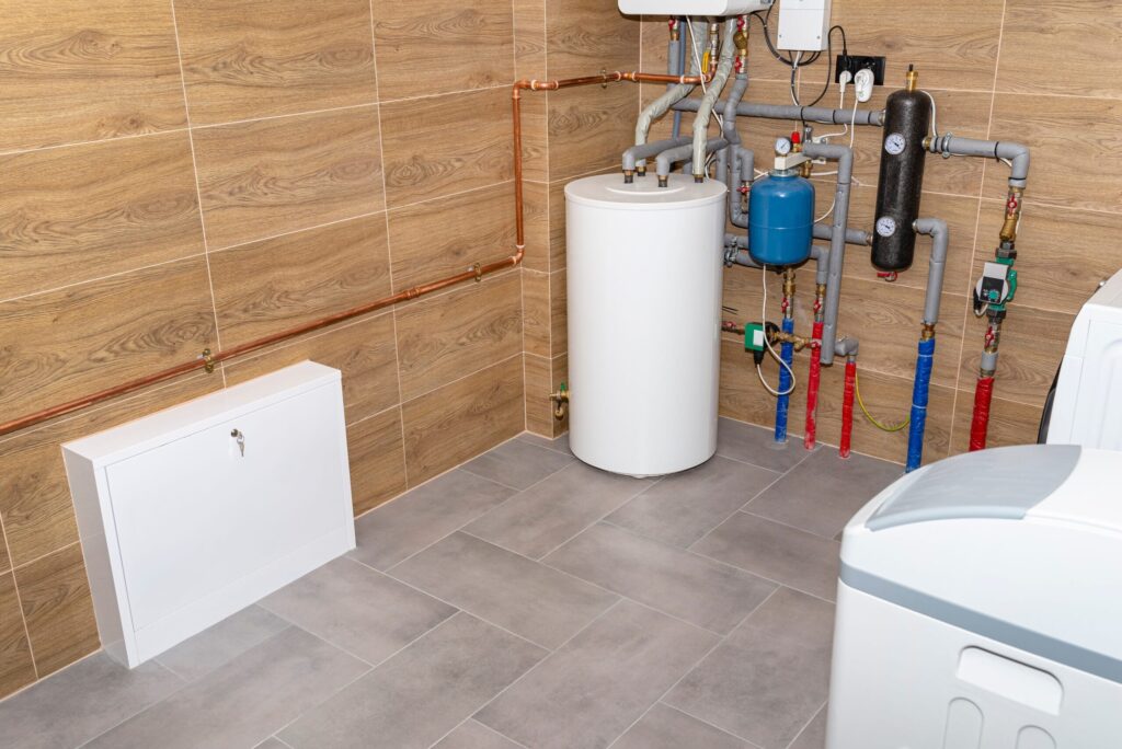 Residential water heater and plumbing system installed in Pinellas Park
